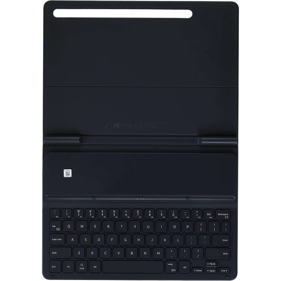 Samsung - EF-DT630UBEGUJ Galaxy Tab S8, Tab S7 Slim Book Cover Keyboard - Black